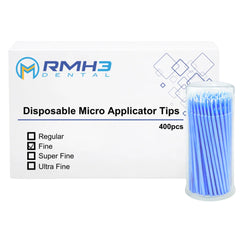 Micro Applicators, Fine, Mauve/Yellow