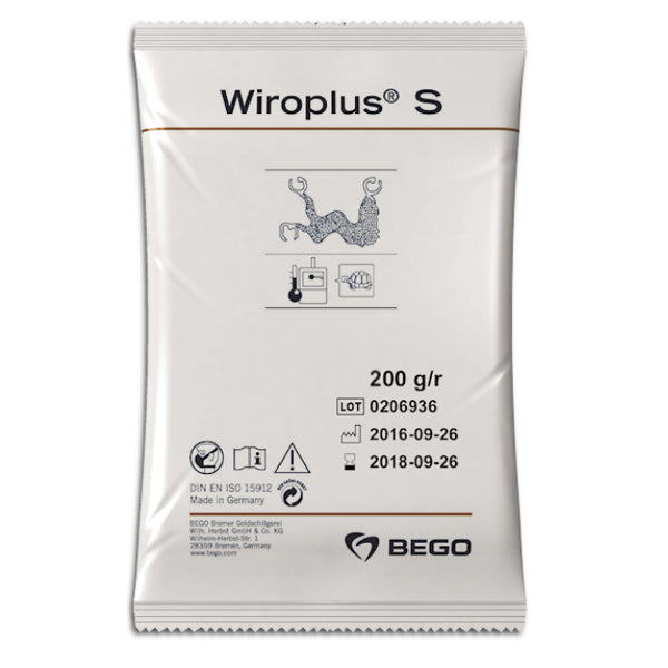 Bego Wiroplus S Partial Denture Precision Investment, 30 x 200g