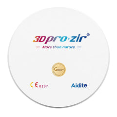 Aidite 3D PRO Dental Zirconia Disc 98mm x 16mm Shade A2