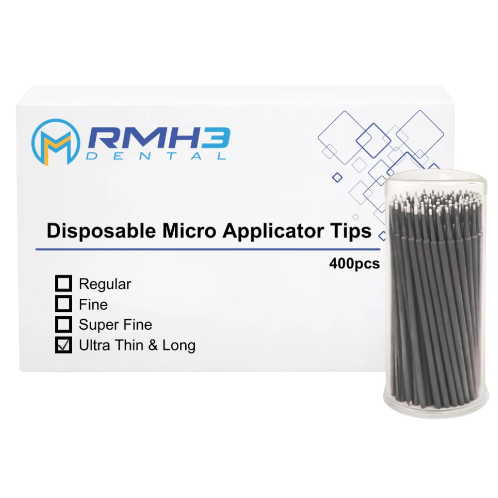 RMH3 Dental Supply Micro Applicator, Ultra Fine and Thin — 100/Barrel