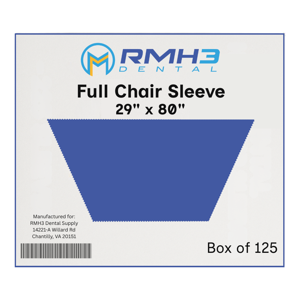 Full Chair Cover, Plastic, Clear Sleeves, 29" x 80." Box of 125