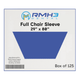 Plastic Full Chair Covers, 29" x 80" — 125/Box