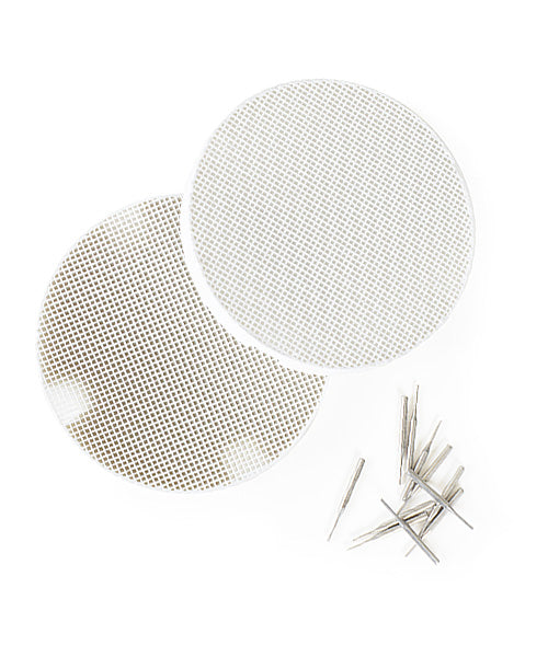 Garreco #1 Round Honey COMB Firing TRAY W/10 Ceramic PINS (2 PER PAK)