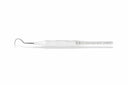 Hahnenkratt E. Ergoform Single-Ended Explorer, Form A (Shepherd's Hook #23), White Handle, 1/Pk thumbnail 2