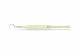Hahnenkratt E. Ergoform Single-Ended Explorer, Form A (Shepherd's Hook #23), Pastel Yellow Handle, 1/Pk