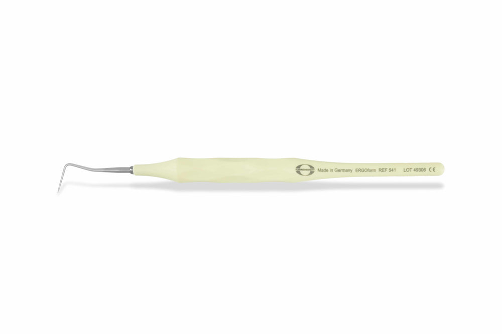 Hahnenkratt E. Ergoform Single-Ended Explorer, Form C, Pastel Yellow Handle, 1/Pk