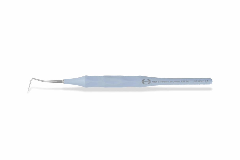 Hahnenkratt E. Ergoform Single-Ended Explorer, Form C, Pastel Blue Handle, 1/Pk