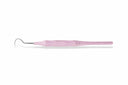 Hahnenkratt E. Ergoform Single-Ended Explorer, Form A (Shepherd's Hook #23), Pink Handle, 1/Pk thumbnail 2