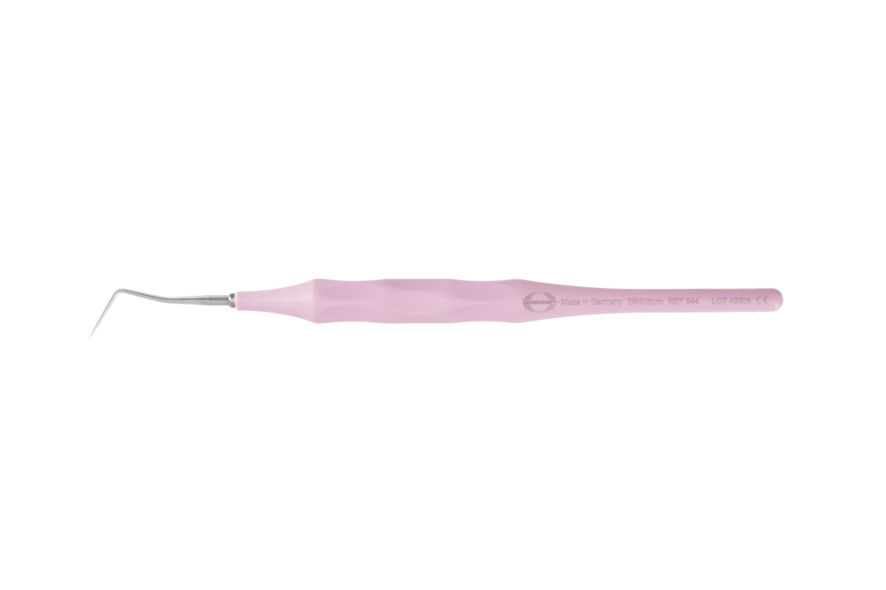 Hahnenkratt E. Ergoform Single-Ended Explorer, Form D, Pink Handle, 1/Pk