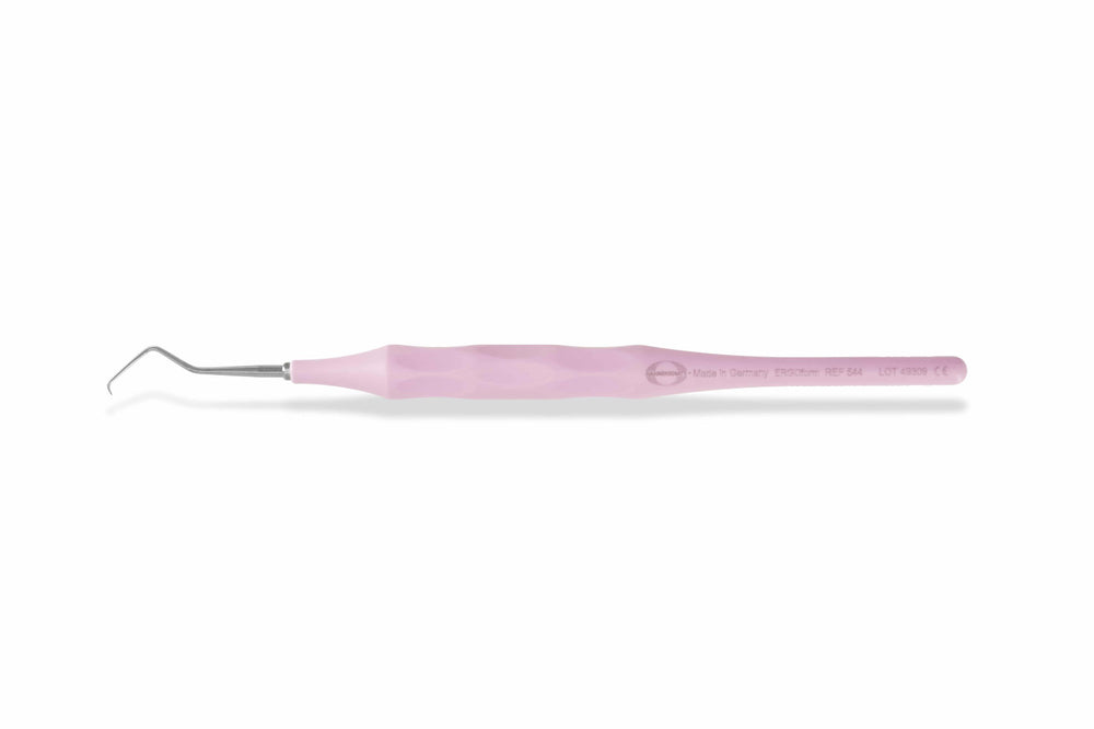 Hahnenkratt E. Ergoform Single Ended Explorer Form G, 1/Pk. Pink Handle