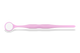 Hahnenkratt E. HAHNENKRATT DENTAL RELAXFS Rhodium Mouth Mirrors REF 7117 #5 10 Pink