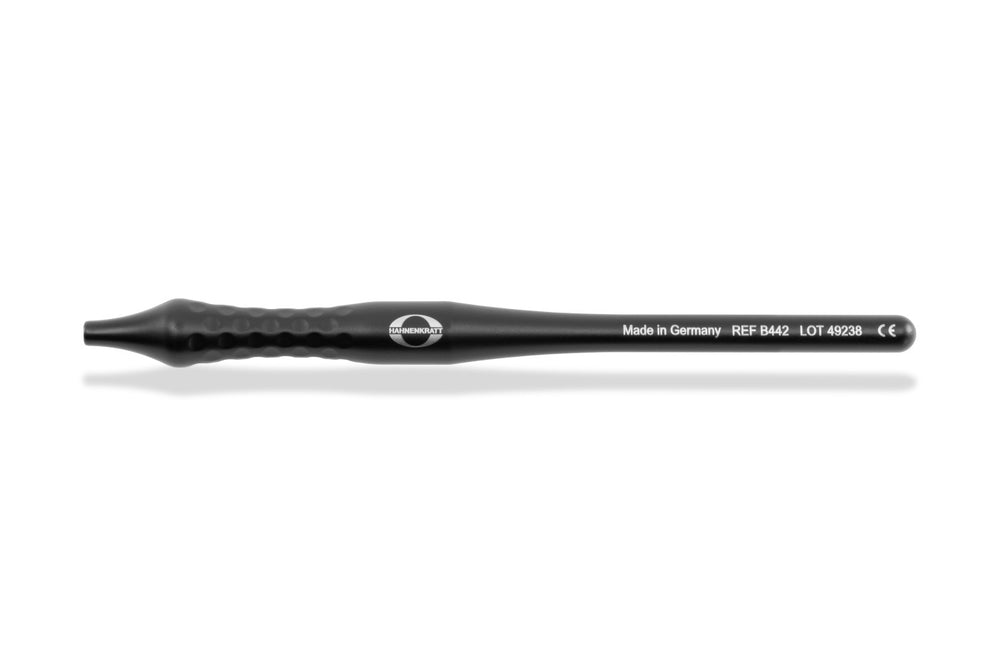 Hahnenkratt E. BLACKline ERGOtouch Mouth Mirror Handle, CS Thread, 1/Pk