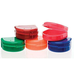 Keystone Bo-Box Orthodontic Retainer Cases, Assorted Colors, 10/Pack