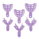 Keystone Edentulous Tray Aways #6 Lower Large Perforated Impression Trays, 12/Pack