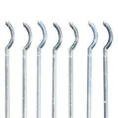 Keystone ITSO Clear,clear Molar clasp, pkg 6