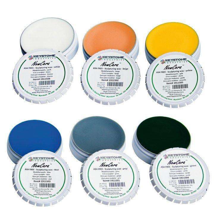 Keystone Ash-Free NewCera Sculpturing Wax Beige 70g