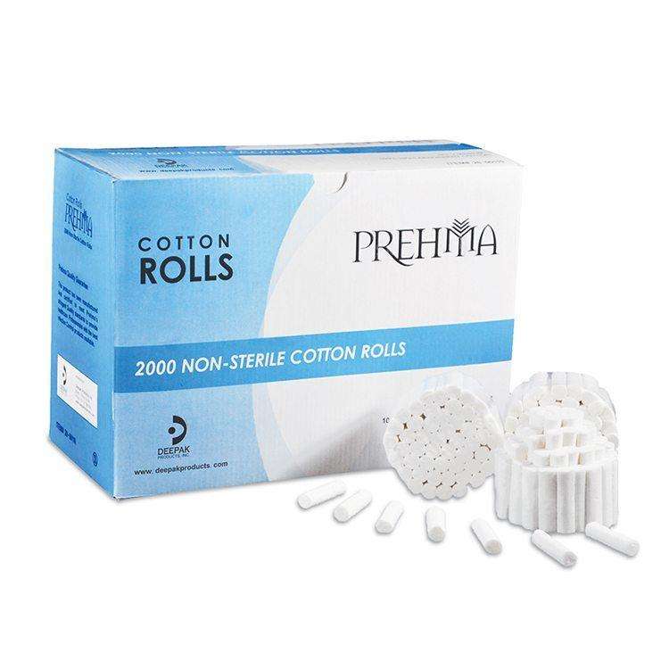 Keystone PREHMA Cotton Rolls #2, Medium, Box of 2000