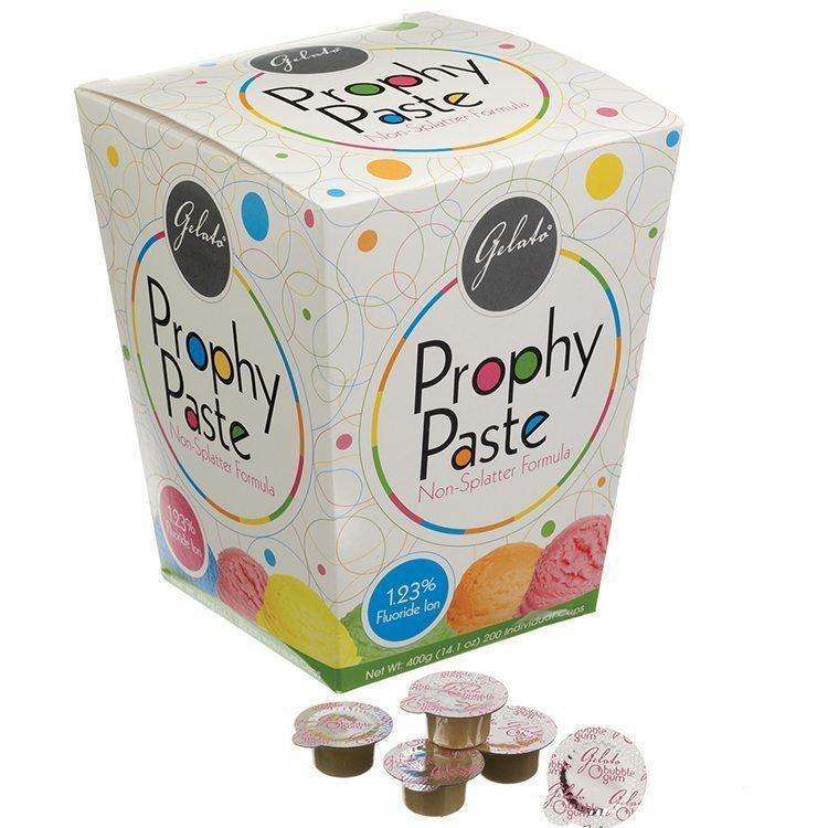 Keystone Gelato Prophy Paste, Medium Grit, Cherry, Box of 200