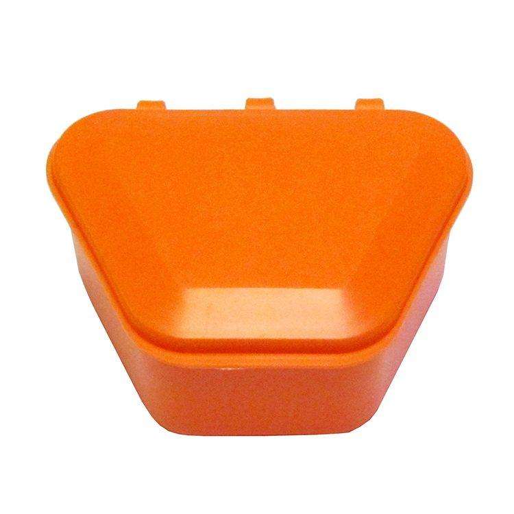 Keystone Industries Denture Cup, New Age Orange, 12/Box