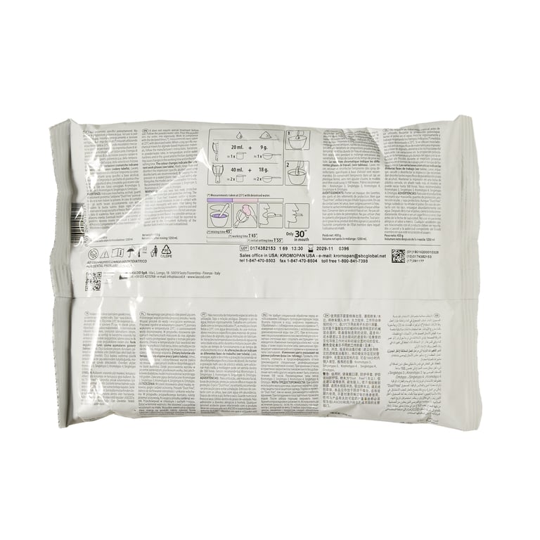 Kromopan 1 Lb. Pouch. Color Changing Alginate, Dust Free. With the chromatic — 2