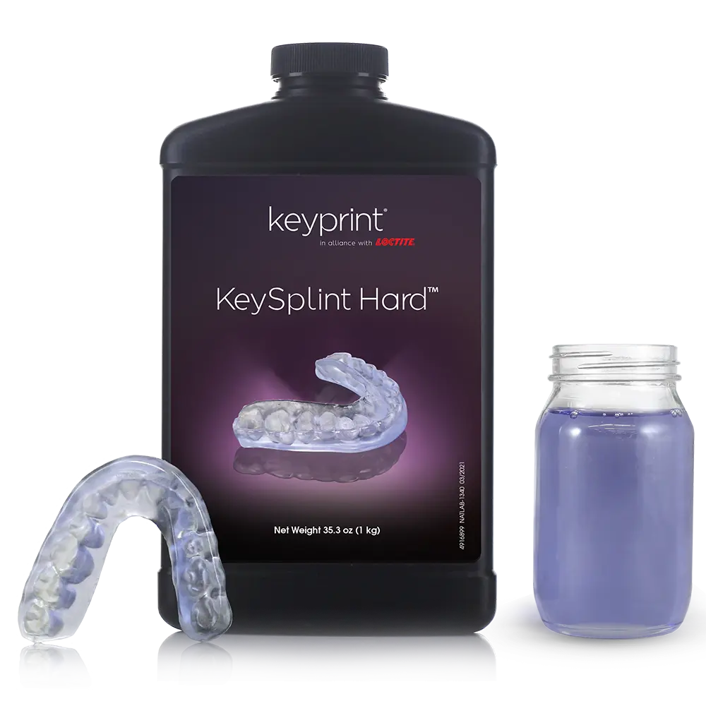 KeySplint Hard For rigid dental splints and night guards