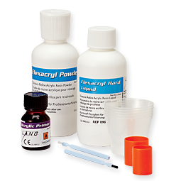 Lang Flexacryl Hard Reline Acrylic Liquid Refill, 4oz