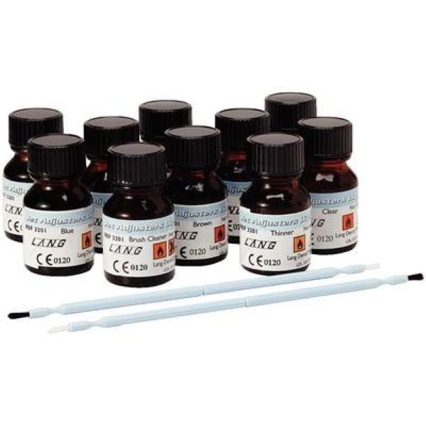 Lang Jet Adjusters Liquid Resin System Kit, 8 x 10ml