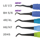 Pac-Dent Scaler Set, 3 x 4R/4L