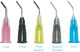 Pac-Dent Pre-Bent Needle Tips, 20 Ga. Flow-Sealant, Yellow, 100/Pack