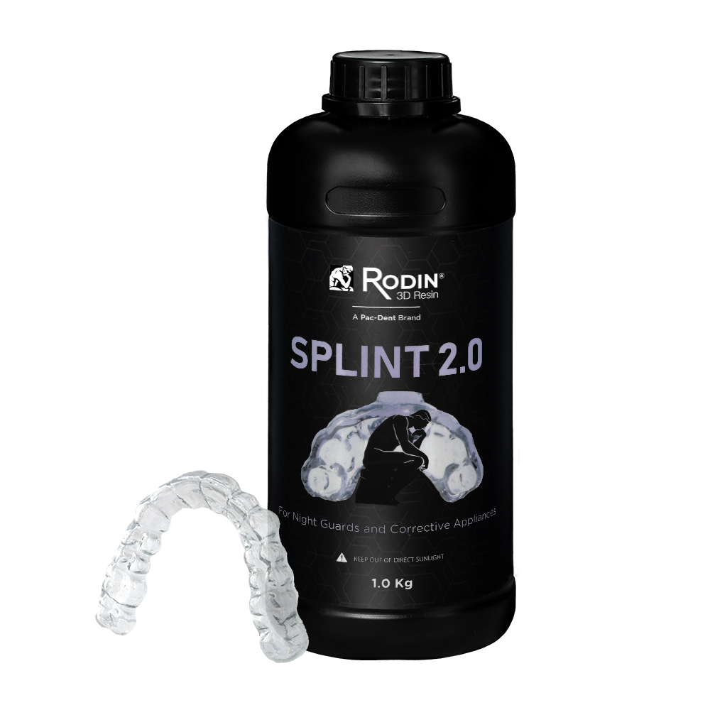 Pac-Dent Rodin Clear Bite Splint, 1kg/bottle
