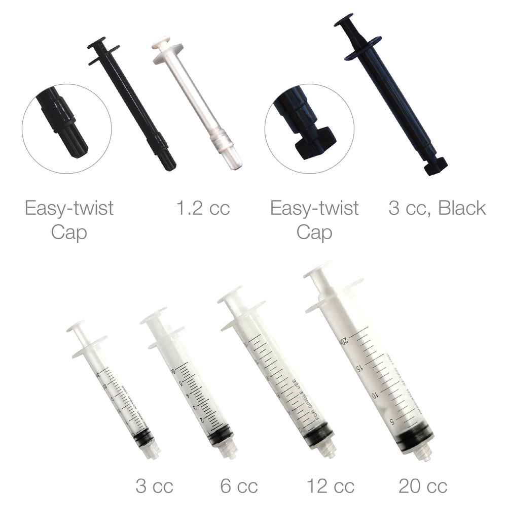 Pac-Dent 12 cc Syringe, 100/Pk