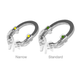 Pac-Dent iMatrix™ Clear Ring Refill, 2 x clear yellow narrow rings