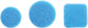 Pac-Dent Round Endo Sponge, 2-1/2" dia. x 3/8" thick, 50/Pack