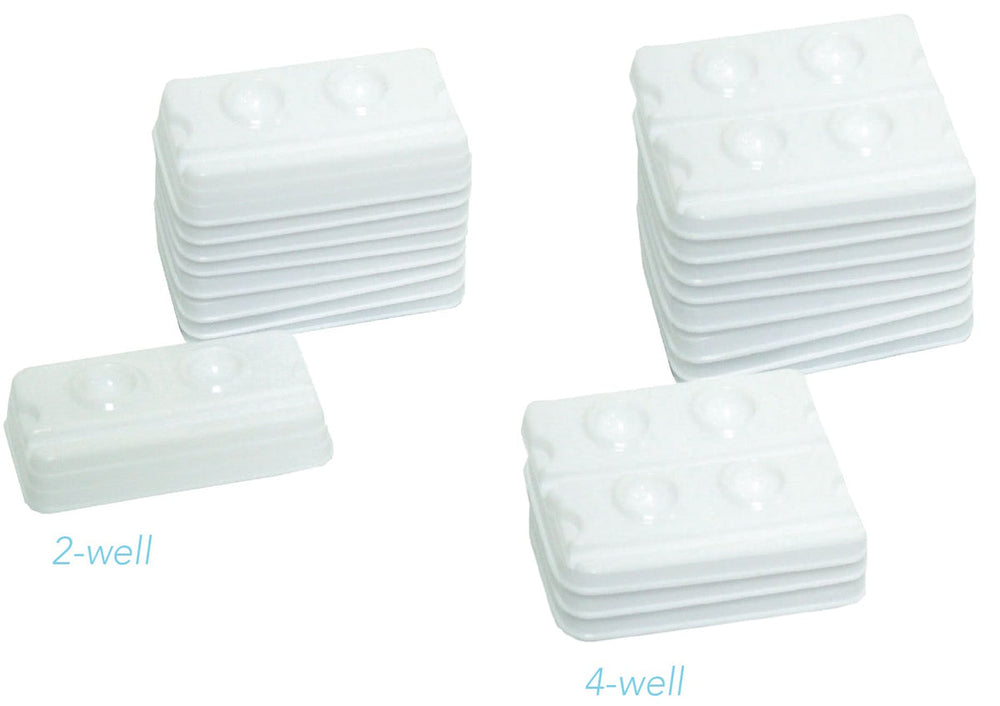 Pac-Dent Disposable Mixing Wells, 4-Well, 200/Pack