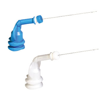 Pac-Dent FlexCann Bendable Closed-Ended Cannula, Double-Side Port, 31 Ga, 21 mm, White, 50/Pk