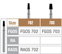 Pac-Dent FG Carbide burs FGSS329, short shank clinic pack (100 pcs) thumbnail 3