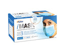 Pac-Dent ASTM Level 3 Masks, Blue, 50 pcs/box, 50 boxes per case thumbnail 2