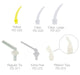 Pac-Dent Intra-Oral Tips, Clear, Regular, 100/Pk