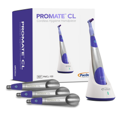 Pac-Dent 1 x Cordless Hygiene Handpiece with 3 x Sheaths, foot pedal, charger, 100 x barrier sleeves