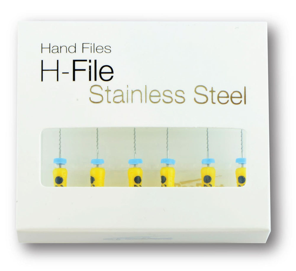 Pac-Dent Stainless Steel H Files (Hand), Size # 15, Length 31 mm
