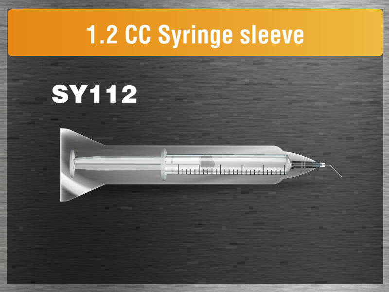 Pac-Dent Syringe cover for 1.2 cc syringes, 300/pk, 25 boxes/case