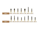 Pac-Dent Turbo Diamond Burs, 10/Pk thumbnail 1