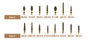 Pac-Dent Turbo Diamond Burs, 10/Pk thumbnail 2