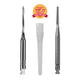 Parkell C.I. Medium White Glass Fiber Post Starter Kit, 20 Posts & 2 Drills