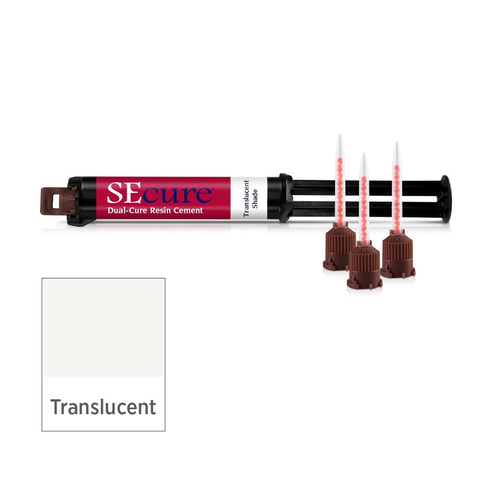 Parkell SEcure Resin Cement, Translucent Shade (9gm-Syringe & 10 Tips)