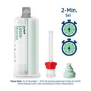 Parkell Green-Mousse Classic VPS Bite Registration, Scent-Free, 2 x 50 mL Split Cartridges thumbnail 3