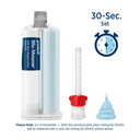 Parkell Blu-Mousse Super-Fast VPS Bite Registration, Scent-Free, 2 x 50 mL Split Cartridges thumbnail 3