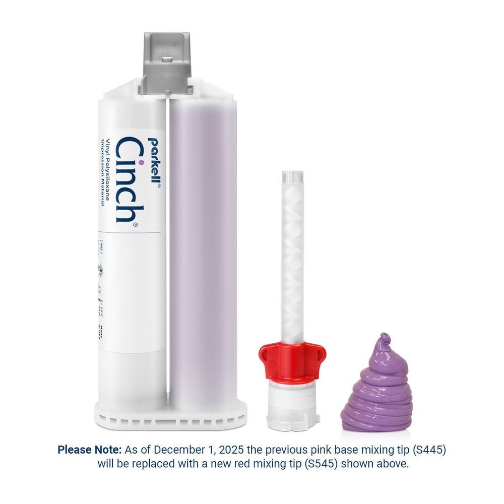 Parkell Quick Cinch Light Body VPS, Fast Set, 4 x 50 mL Split Cartridges