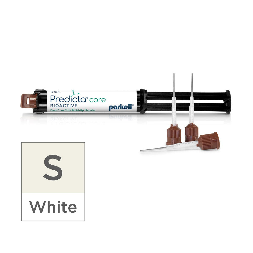 Parkell Predicta Bioactive Core Dual-Cure Core Build-Up Material, White Stackable