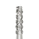 Parkell Sterile Diamond Bur, Flat End Cylinder, Coarse, 10/Pack
